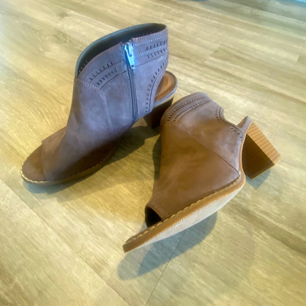 Platform open toed heals